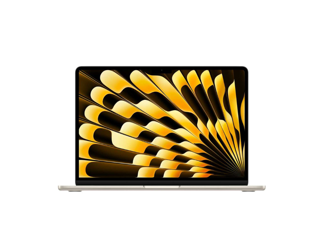 Apple MacBook Air 13 بوصة (2024) - M3 مع وحدة معالجة مركزية 8 نواة / ذاكرة وصول عشوائي 8 جيجابايت / SSD 256 جيجابايت / وحدة معالجة رسومية 8 نواة / macOS Sonoma / لوحة مفاتيح إنجليزية وعربية / Starlight / إصدار الشرق الأوسط Apple MacBook Air 13 بوصة (2024) - M3 مع وحدة معالجة مركزية 8 نواة / ذاكرة وصول عشوائي 8 جيجابايت / SSD 256 جيجابايت / وحدة معالجة رسومية 8 نواة / macOS Sonoma / لوحة مفاتيح إنجليزية وعربية / Starlight / إصدار الشرق الأوسط